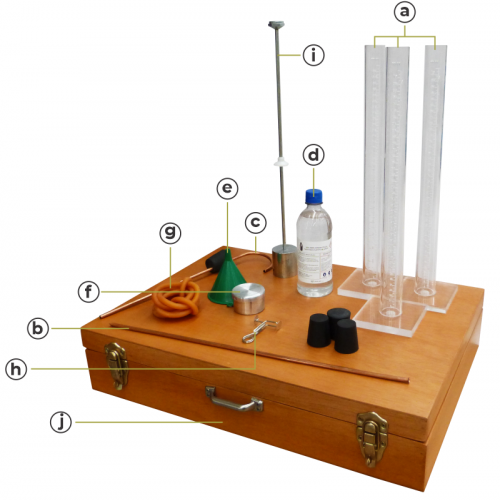Conjunto para ensayo de equivalente de arena