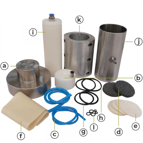 Kit para ensayo triaxial en suelos