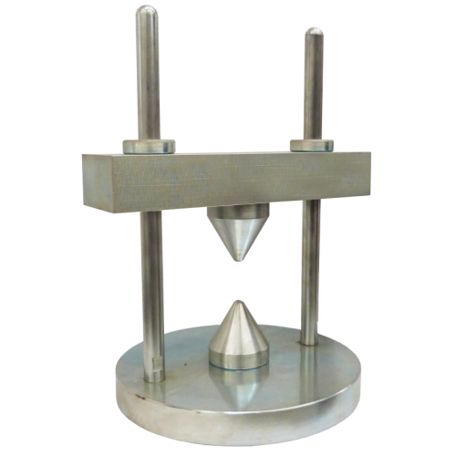 Aditamento para ensayos de carga puntual en rocas