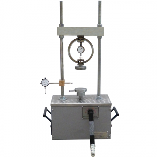 Máquina para compresión inconfinada manual