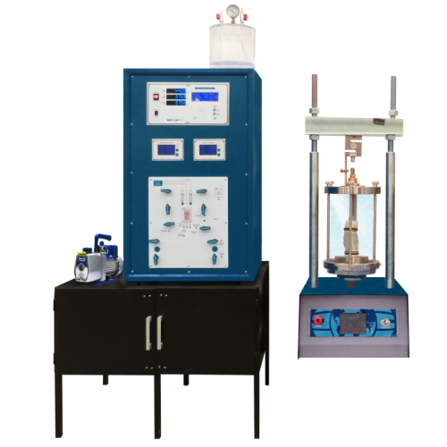 Conjunto para ensayo triaxial de suelos