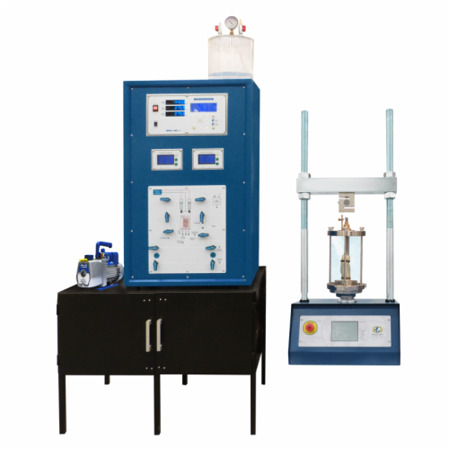 Conjunto para ensayo triaxial de suelos